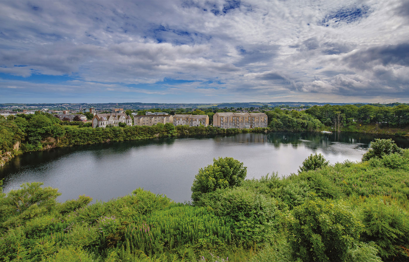 Bird's eye view of the Charter Building in Aberdeen