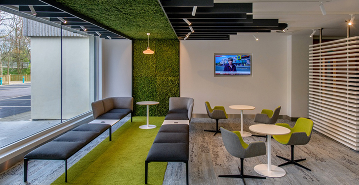 Reception area of the Charter Building